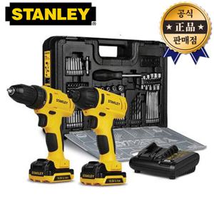 스탠리 콤보세 SCHI12S2KA SCH12+SCI12 10.8V 1.5Ah 2배터리 해머드릴 임팩드라이버 충전드릴 DIY
