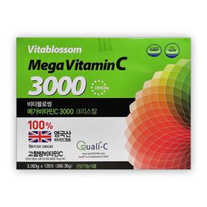 비타블로썸 메가비타민C 3000 크리스탈 120포