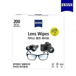 자이스 렌즈 와이프 티슈 200매 안경닦이 핸드폰소독 스왑 ZIE 망원경 짜이스