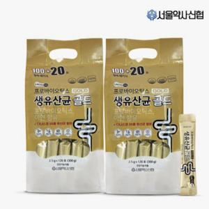 서울약사신협 락토온 프로바이오틱스 생유산균 골드 120포 X 2통