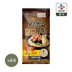 CJ 가쓰오 우동 4인분(933.2g) x4개