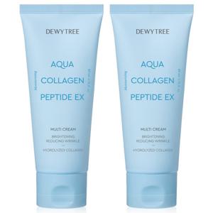 듀이트리 아쿠아 콜라겐 펩타이드 EX 멀티 크림 수분크림 보습크림 80ml 2개