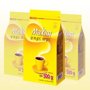 맥심 모카골드 마일드 3개 리필커피 (3개 X 500g)