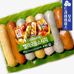 사조오양 델리 모듬소시지 450g(드라이) (40개마다부과)  모듬소세지 캠핑 바베큐
