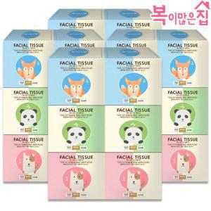 복이많은집 미니 각티슈 250매 24개 미용티슈 화장지