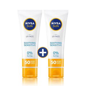 니베아 선 페이스 수딩 센서티브 크림50ml+50ml 선크림