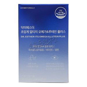 에스더포뮬러 여에스더 닥터에스더 초임계 알티지 오메가루테인 플러스 60캡슐