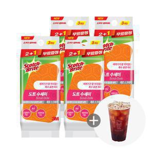 음식물이 끼지않는 도트수세미  12입(제로/강력 타입별 택1)+사은품증정(5/7일구매해당)