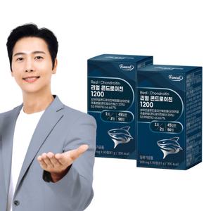 상어연골 리얼 콘드로이친1200 초록입홍합 보스웰리아 90정 x 2박스
