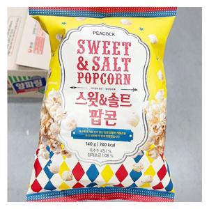 피코크 스윗 _ 솔트 팝콘 스낵 140g