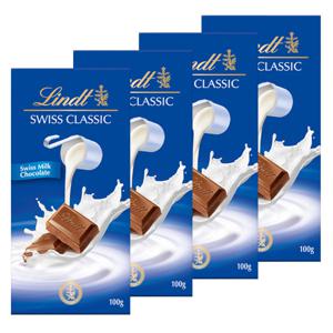 린트 초콜릿 스위스 클래식 밀크 100g X 4개