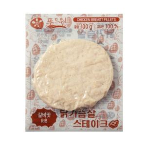 푸드원 맛닭 닭가슴살 스테이크 갈비맛 100g 30팩 3kg