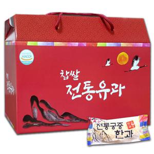 열매마을 찹쌀유과 500g(개별포장) 한과 추석 설날 명절 어버이날 선물세트