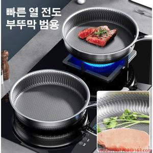 독일 스텐 무코팅 프라이팬 인덕션용 무코팅 후라이팬 무쇠 후라이팬 26cm/28cm/30cm 프라이팬30cm1개