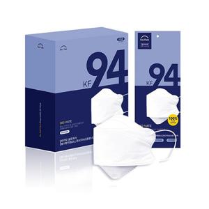 바이오셀프케어 KF94마스크 중형 화이트 100매 (1매입)