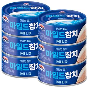 사조 마일드 참치 250g x 6개 / 참치캔 통조림