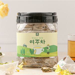 여주차 삼각티백 미세플라스틱없는 생분해필터 1g100T