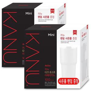 (카누)카누 미니 다크 로스트 100Tx2개 +랜덤사은품