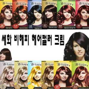 세화피앤씨 비해피 헤어 컬러 크림 5M(다크레드브라운)