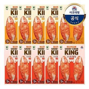 사조대림 대림냉장 스노우크랩킹 140g x10개 /오리지널/버터/게맛살