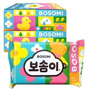 보솜이 베이비케어 아기물티슈 휴대용 10매x20팩 (보솜이 펀앤플레이 라이트 휴대용)