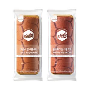 삼립 1A등급 원유로 만든 냉동 바닐라우유롤1+블루베리우유롤1