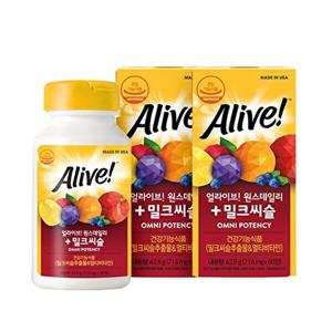 네츄럴라이프얼라이브 얼라이브 원스데일리 밀크씨슬 60정 2병
