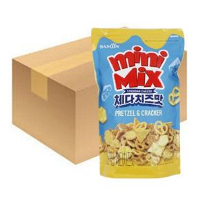 삼진 미니 프레첼 미니믹스 체다치즈맛 6개 1박스 무