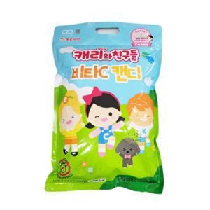 캐리와친구들 비타C 1000정 1봉 / 키즈비타 복숭아맛