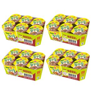 오뚜기 컵누들 매콤찜닭맛 소컵(45.5g6개입) x 4팩(총24개입)