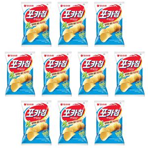 포카칩 66g 오리지날 10팩 100% 생감자 오리온 감자칩