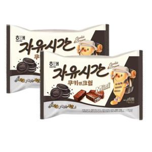 자유시간 쿠키앤크림 미니 초콜릿 408g 2개