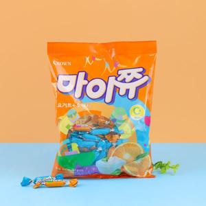 (너만아는과자점)크라운 마이쮸 요거트 오렌지 284g