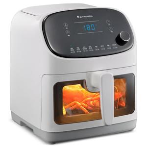 리빙웰 투명 에어프라이어 디지털 YD-55K07B 화이트