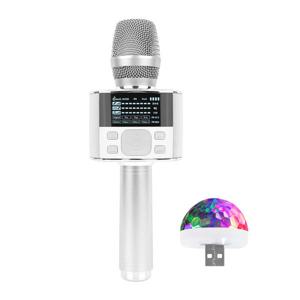 블루투스마이크 Aux FM듀엣MR 음성변조 올인원 화이트