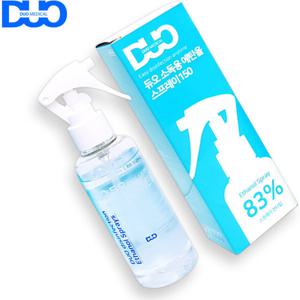 듀오 소독용 에탄올 스프레이 뿌리는 소독제 150ml 상처 생활 살균 손소독제