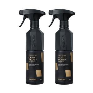 (1+1) 뉴 크리스탈코트 플러스 유리막코팅제 500ml(광택+발수코팅효과)