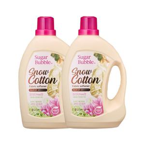 슈가버블 친환경 섬유유연제 스노우 코튼 3L x2