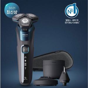 필립스 전기면도기 S5579/51/무선클렌징팟/카트리지/코털트리머/파우치 포함