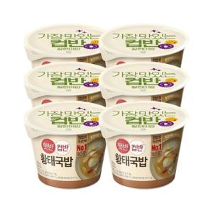 1등 컵밥 햇반 컵반 황태국밥 170g x6개