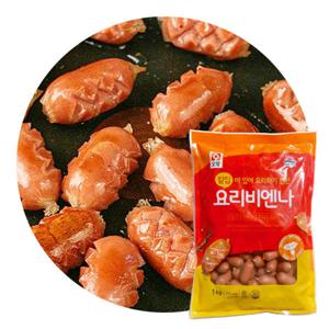 오양 칼집비엔나 1kg 사조 오양 소세지 아이반찬 15개 단위 배송비부과