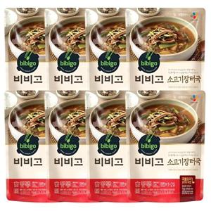 CJ 비비고 소고기 장터국 500g 8개