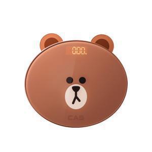 카스 라인프렌즈 체중계 LINE FRIENDS-S1 브라운앤프렌즈 (최대180kg)