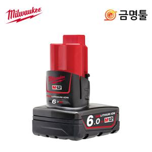 밀워키 M12B6 리튬이온배터리 12V 6.0AH C12C 밀워키밧데리 밀워키배터리 FID-632C