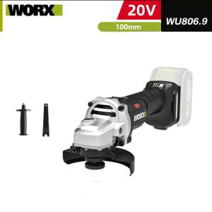 웍스 WU806 무선 앵글그라인더 베어툴 본체만 20V 100mm 충전식 각도절단기