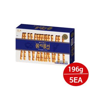 해태제과 롤리폴리 초코맛 196g(대용량) 5개입/롤웨하스/국민간식/무배
