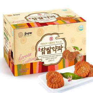 호정가 찹쌀약과세트 3KG (약 80입) / 대용량 전통과자세트