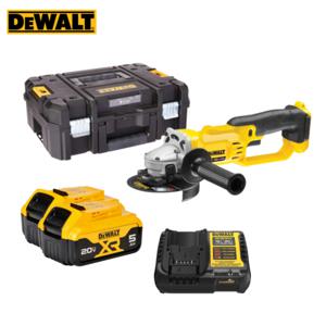 디월트 DCG412P2 20V 충전 그라인더 5인치 5.0Ah 배터리 2개 세트