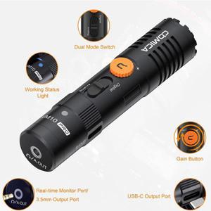 Comica VM10 프로 카메라 마이크 쇼크 데드캣 비디오 샷건 DSLR