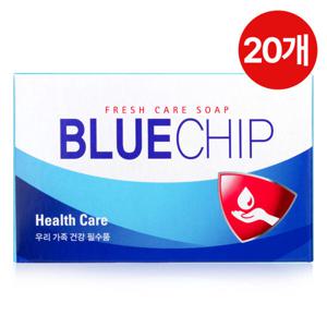 애경 블루칩 대용량 비누 목욕비누 100g 20개
